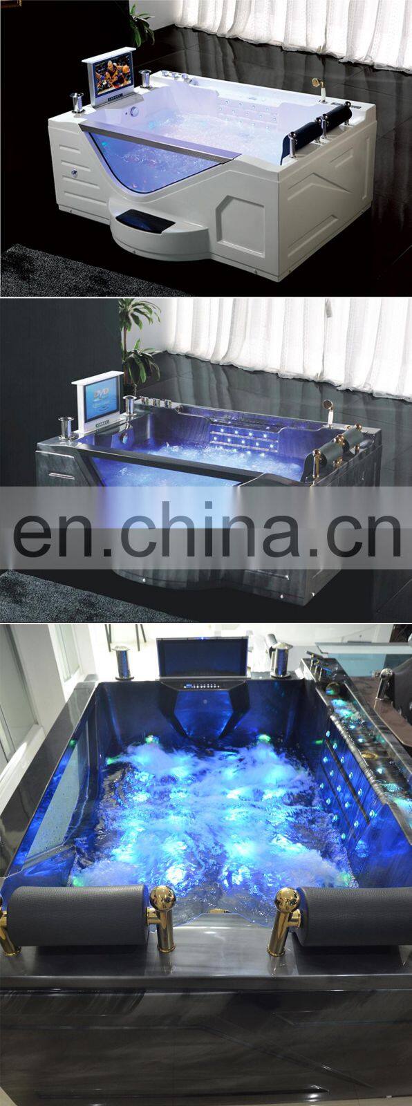 2 person indoor massage black color bath bathtub for dubai