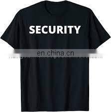 High Quality Wholesale Price White Security Guard T shirt Men's Security Guard Graphic Polo T-Shirt