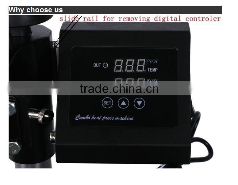 pneumatic auto flat heat press machine for t-shirt sublimation &Pneumatic t-shirt printer