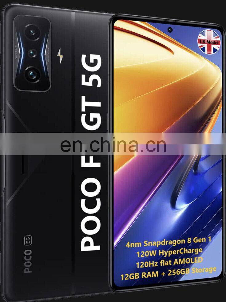 New Global Version POCO F4 GT 5G Cellphone Snapdragon 8 Gen 1 Octa Core 120Hz AMOLED DotDisplay Pop-up Triggers 120W HyperCharge