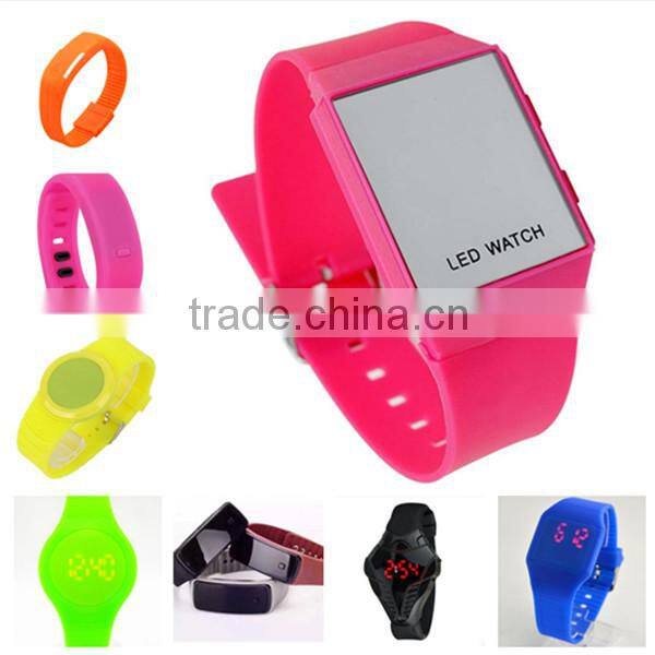 Vogue Promotional Bracelet LED Wrist Watch Touch LED watch