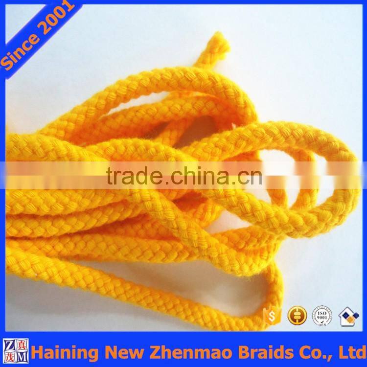 China supplier 4/5/6/7mm braided cotton cord/rope