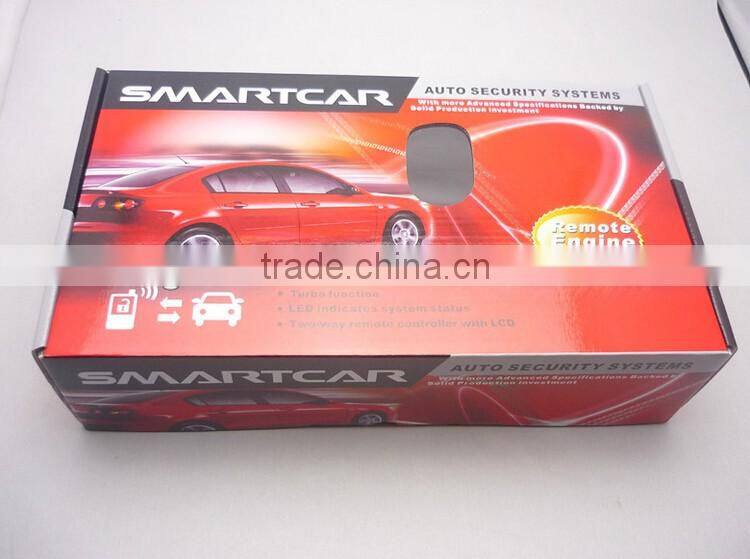 2016 High Quality Grabber Lcd Control Remote Manual Two Way Car Alarm