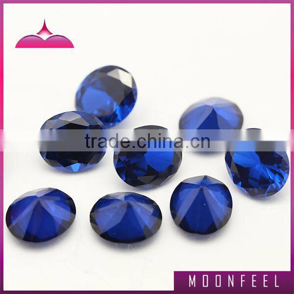 Oval cut blue spinel gemstone