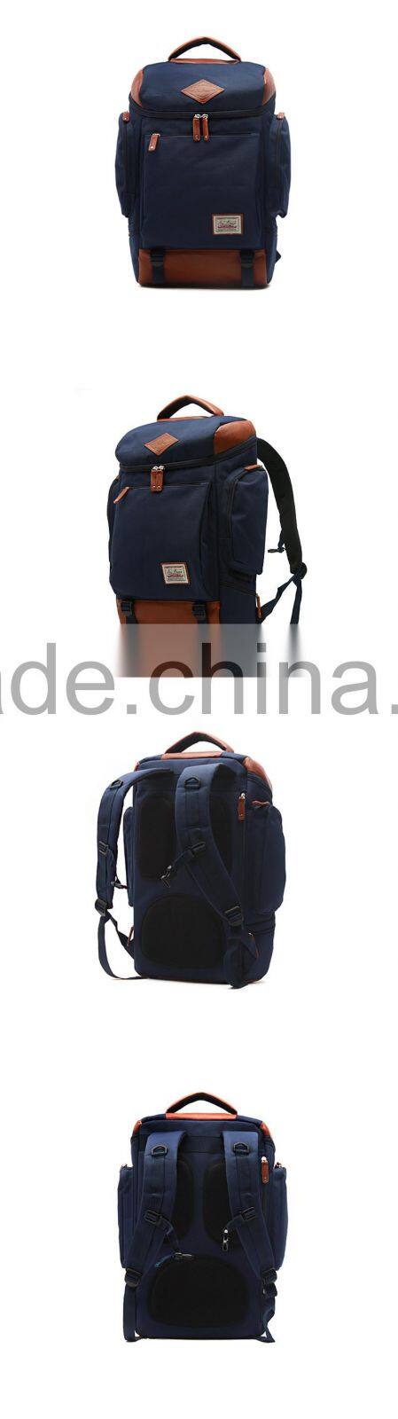 2016 fashion 600D school backpack laptop backpack canvas backpack korea Europ fashion backpack