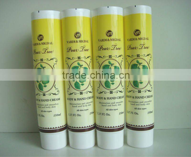 100-150ml Cosmetic Tube for Hand Cream, Delicate Design by Offset Printing