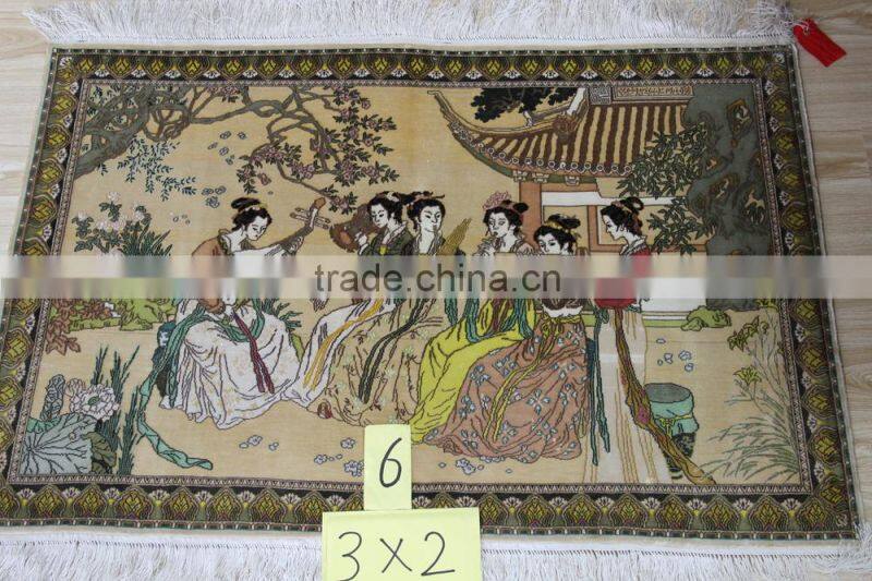 Chinese style flower design decorative wall hippie wall tapestry