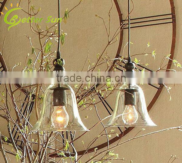 Edison Vintage Iron RH Loft Glass Modern Pendant Lamp