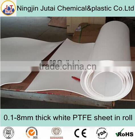 100% virgin material 8-80mm thick Teflon stock PTFE sheet