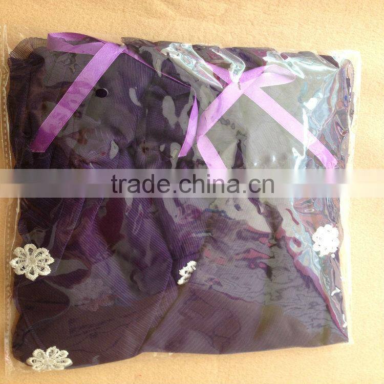 1.23USD Sexy Yough Ladies Transparent Appeal Sleepwear/Pyjamas Set With G-string (qqsy011)