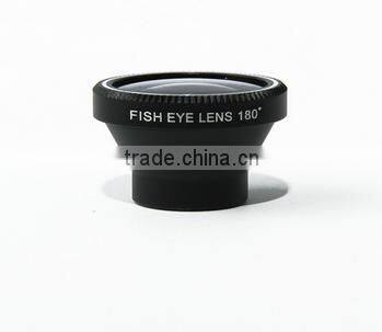 180 Degree Angle Detachable Fish Eye Lens For iPad iPhone 5 5S S4 S3 Note 2 Mobile Camera Android Phones Car Recorder Wholesale