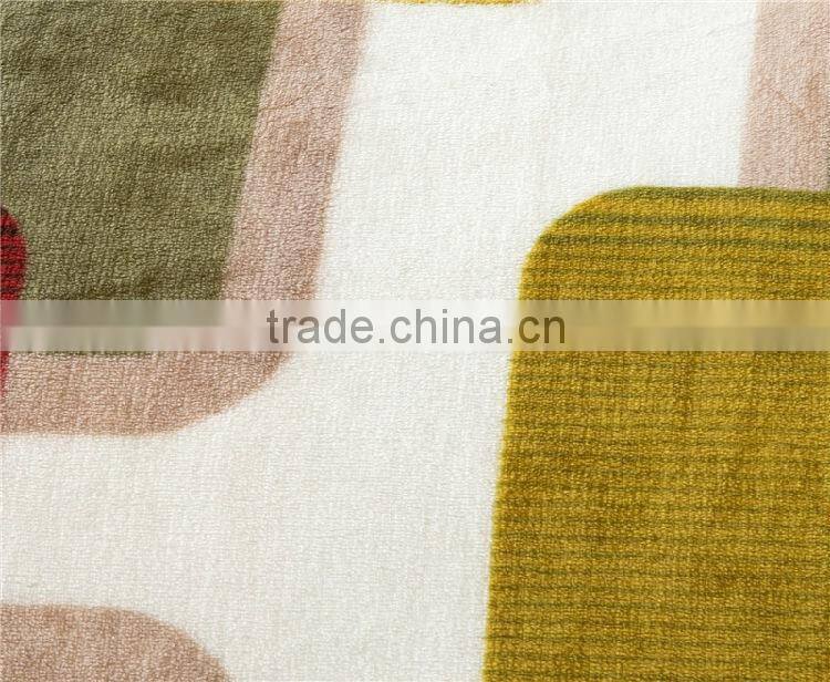 Chinese factory price soft feel 100% polyester coming home blanket