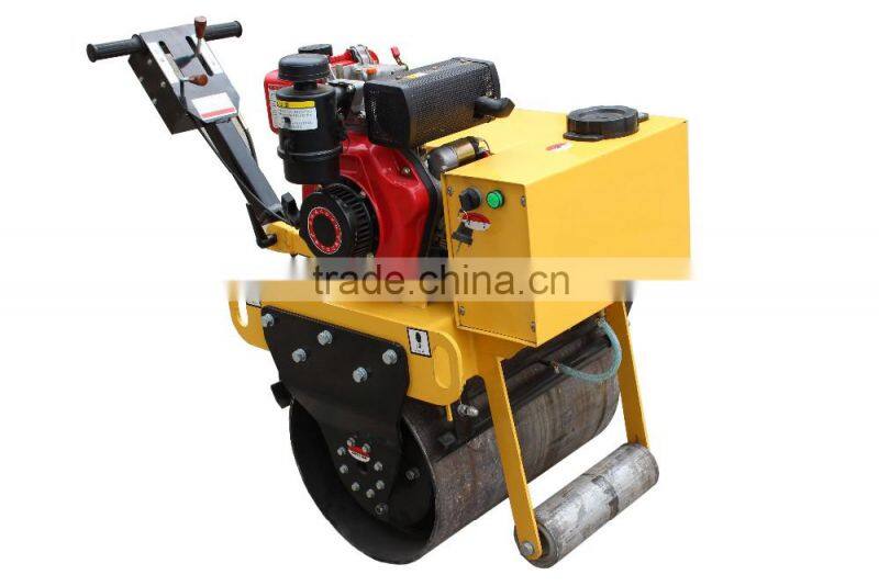Walking type road roller YL600A steel wheel road roller