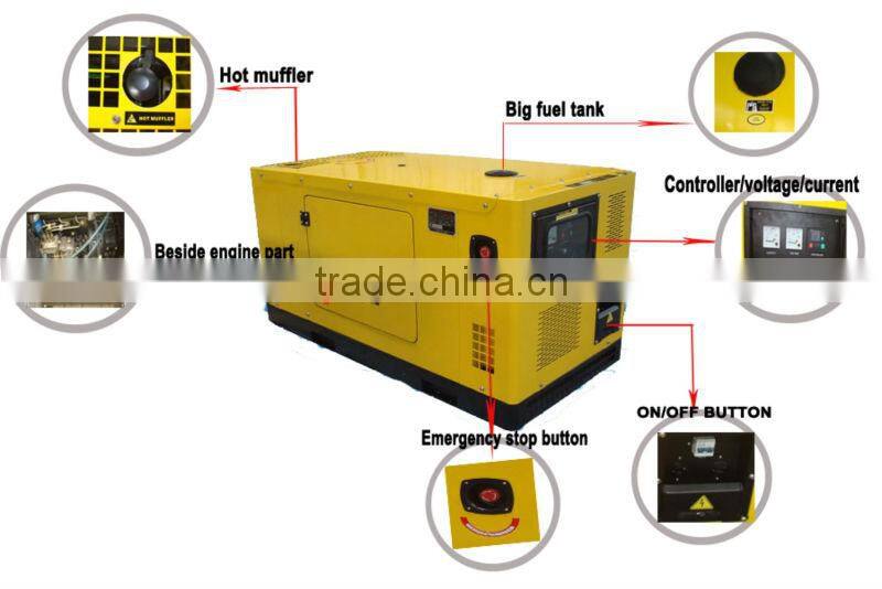 10kw diesel generator set,silent diesel generator 10kw/12kva