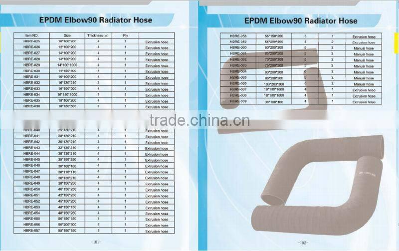 car rubber radiator Hose with protective for Chevrolet