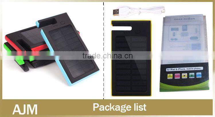 Popular Best selling products 4000 mah 5000mah solar power bank
