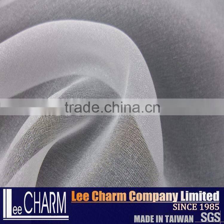 Window Curtain Plain Georgette Polyester Voile Fabric