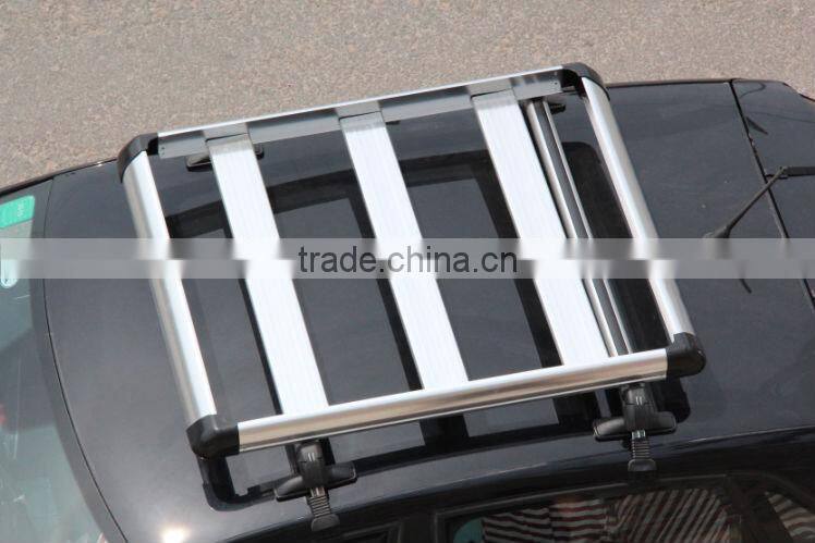 Aluminum heavy duty car roof tray