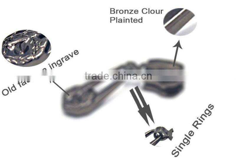 custom name made metal zipper slider/zipper pull/zipper puller 7