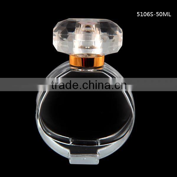 Glass perfume bottle wholesale recycle empty perfume bottles glass 50 ml