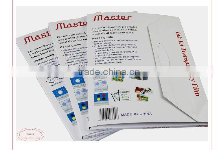 A4 Ink-jet printing film transparent film