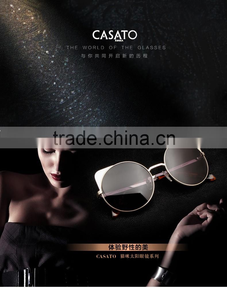 CASATO hot selling Cat eye sunglasses new product women sunglasses