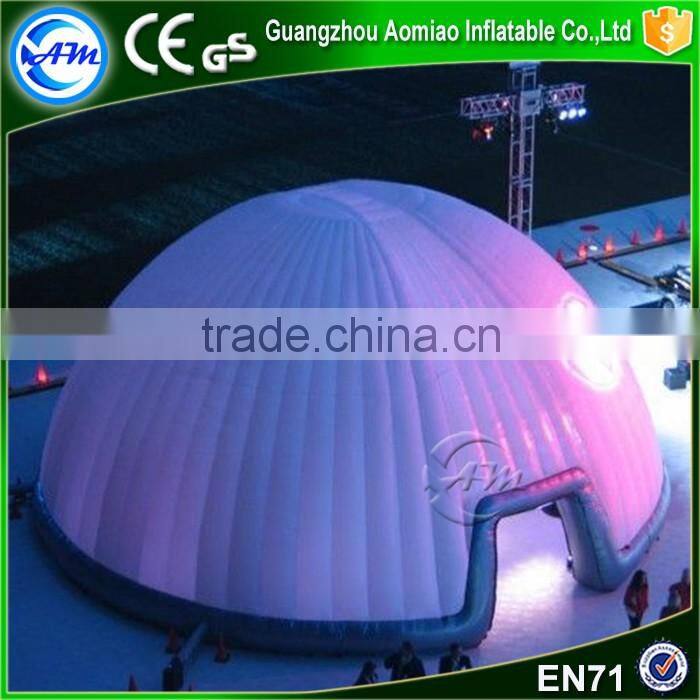 PVC air igloo tent dome inflatable tent canopy for rentals