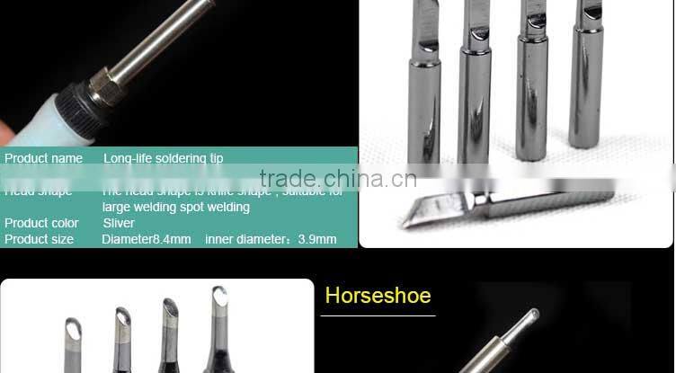 35Whorseshoe-shaped tip Long life tip lead free soldering iron tip,Welding tip