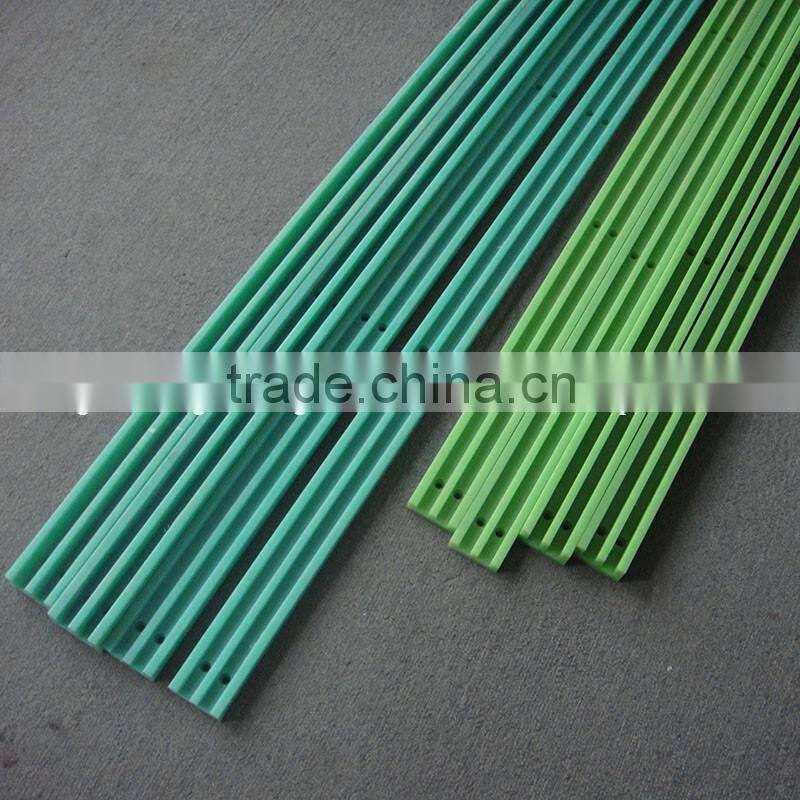 Impact resistant upe chain guide rail peuhmw belt guide