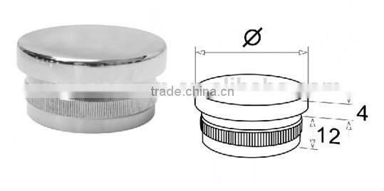 stainless steel threaded end cap/pipe threaded end cap EC-02