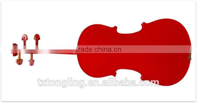 Red Colorful Violin With Cases TL-DS001