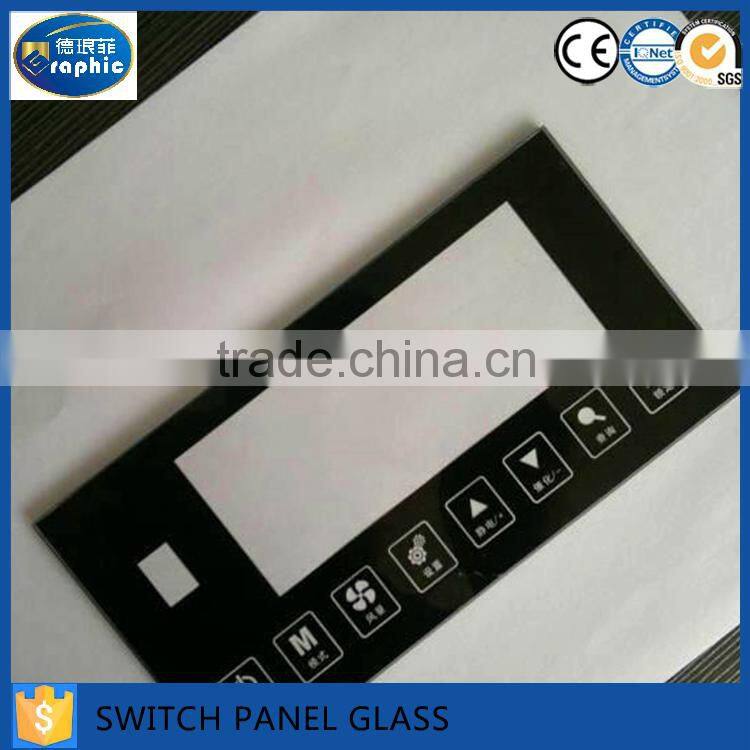2016 CNC custom clear Glass for Panels used for electronic product