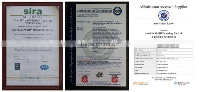 ANHUI DE XI W27YPC-76 press brake bender