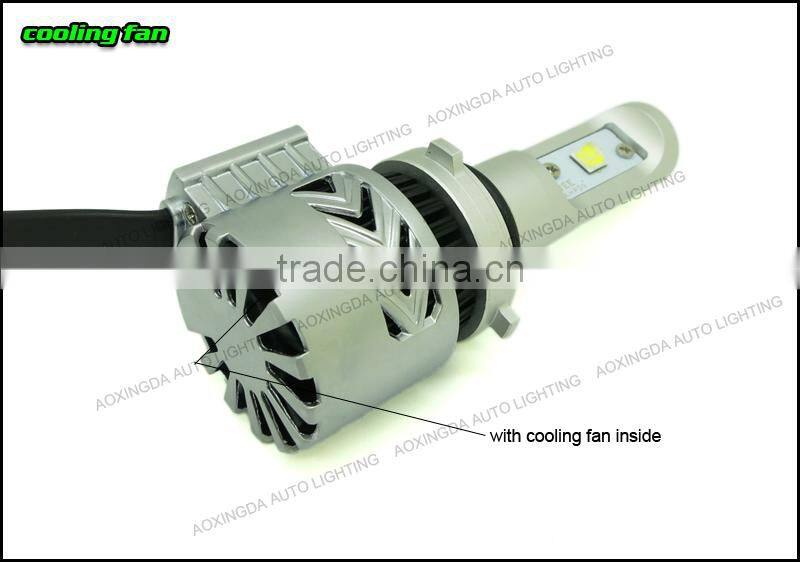 AOXINGDA 2016 DC12-24V 6000lm H7 H8 H9 H11 H16 5202 9005 9006 auto led headlight H4 H13 9004 G8 headlight,