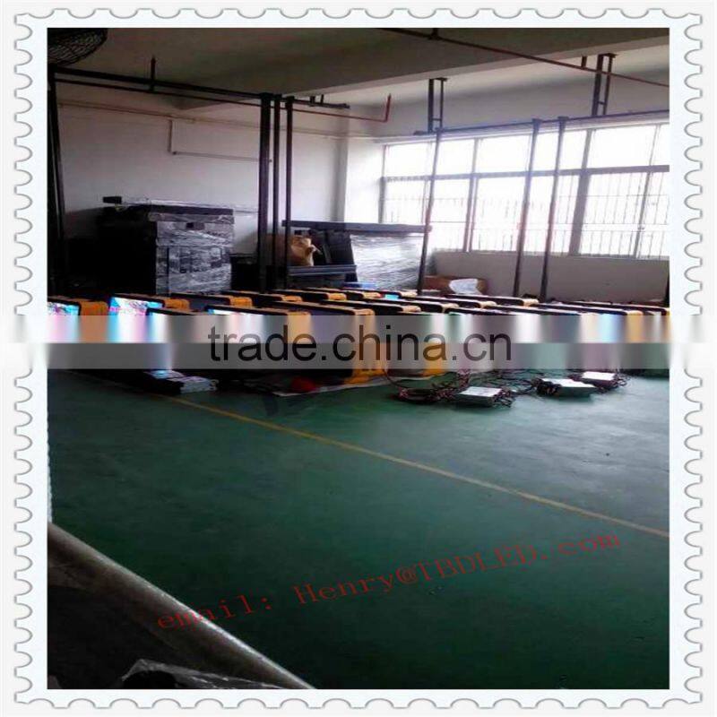 outdoor RGB P5 super bright LED taxi display screen with double-faced