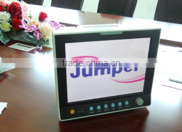 medical equipment six parameter monitor 12.1inch Touch screen CE marked ICU Bed monitoring