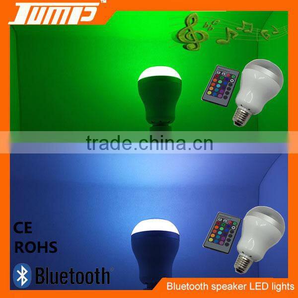ShenZhen manufacturer 16 colors remote control E27 LED 3W RGB light