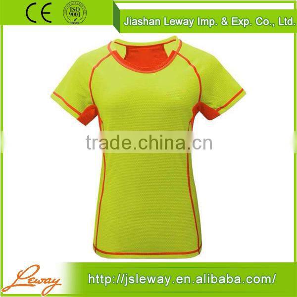 2015 China design fashion 100% cotton women gym wear