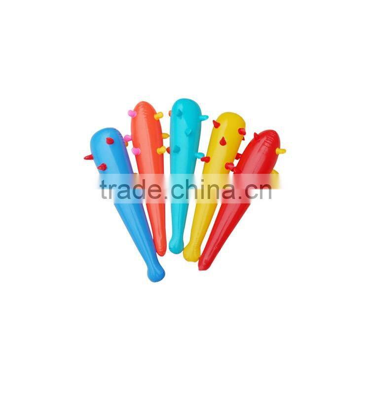 Cheapest High Quality inflatable stick toys,yellow inflatable baseball bat