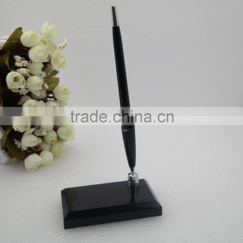 Metal stand desk pen