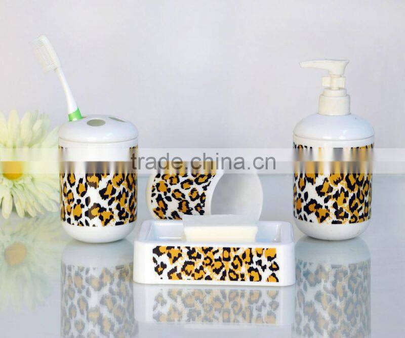 PS plastic bathroom accessory/Tumbler/soap dish/Lotion bottle/Toothbrush holder