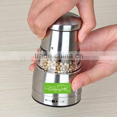 Stainless Steel Pepper & Salt Mill and with Ceramic Grinder