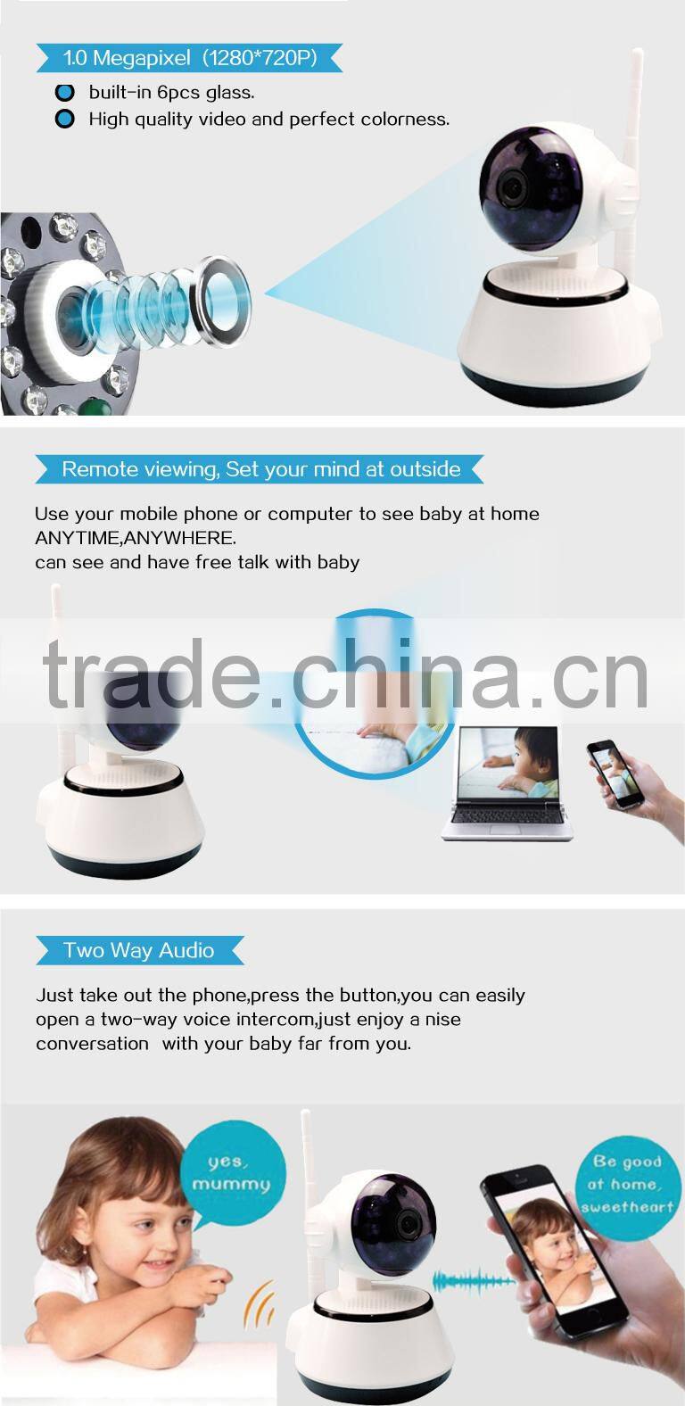 Best quality mini portable ip camera support onvif sd card