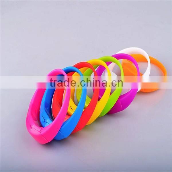sound control event led bracelet custom logo concert event led bracelet