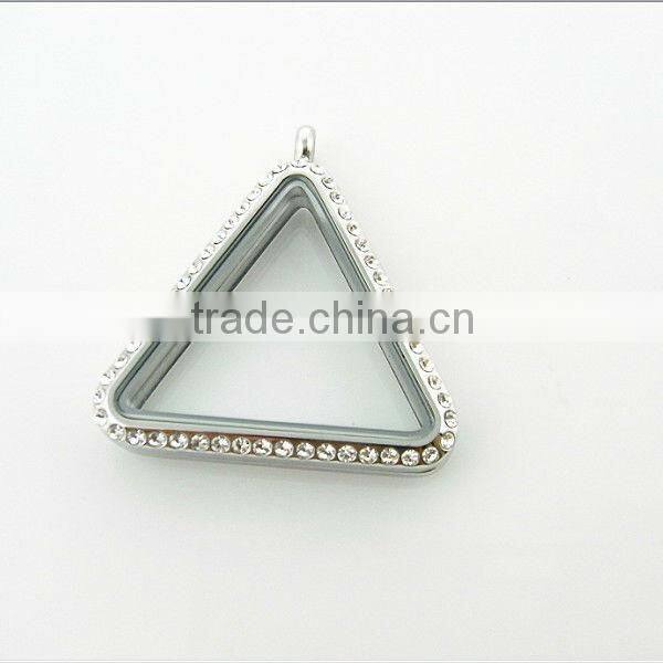 stainless steel floating charm locket