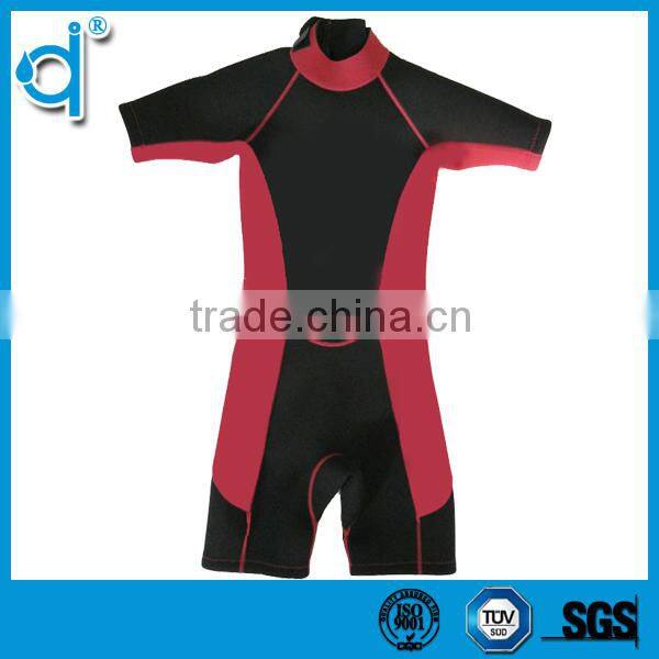 Close-fitting Waterproof Yellow and Blue Neoprene Diving Suit