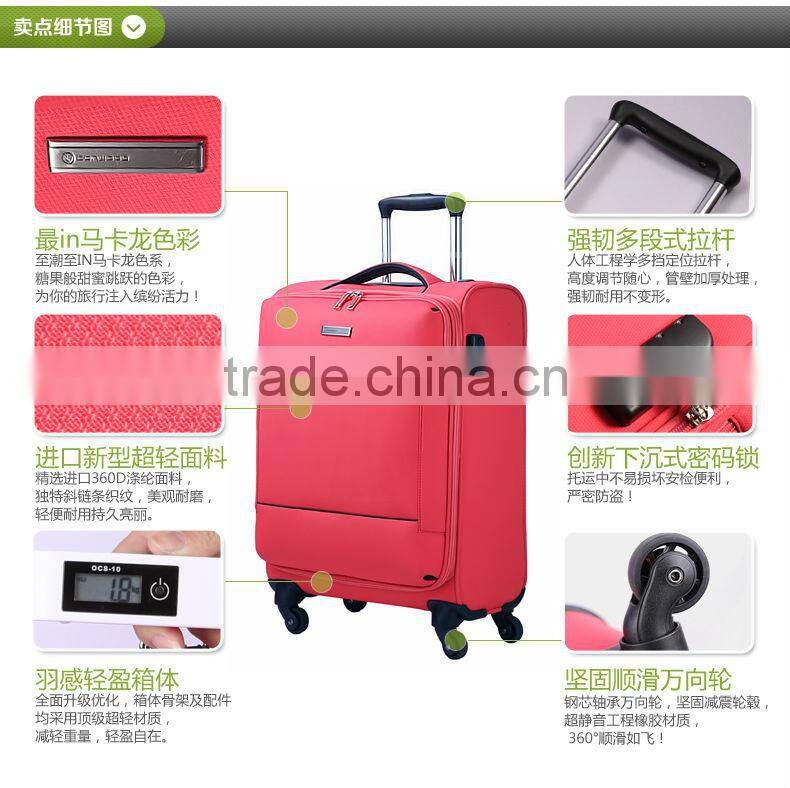 super light polyester luggage set
