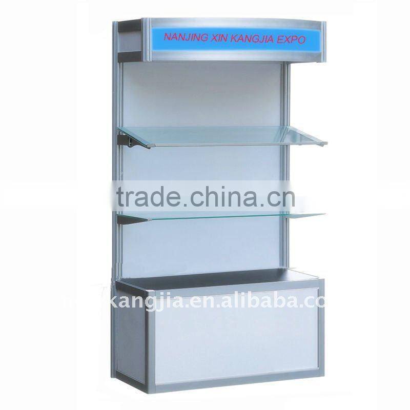 Portable aluminum display stand
