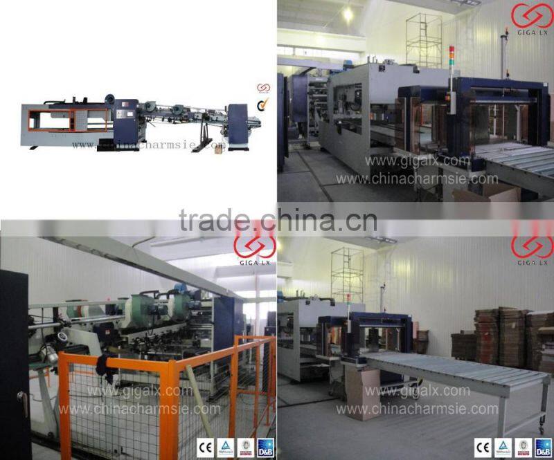 GIGA LX Folder Gluer Online With Carton Box Making Machine