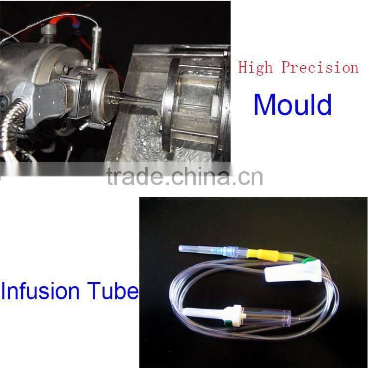 Disposable medical infusion tubing extruder